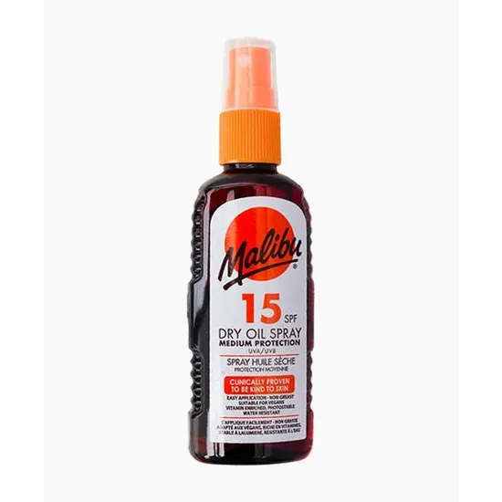 Malibu Dry Oil Spray SPF 15, SPF 30
