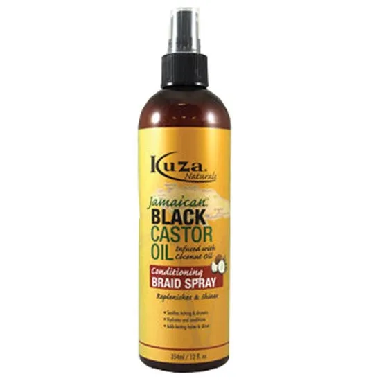 Kuza Jamaican Black Castor Oil Conditioning Braid Spray