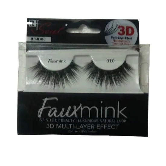 Magic Collection Response Soul Faux Mink 3d Effect Eyelash Black 010