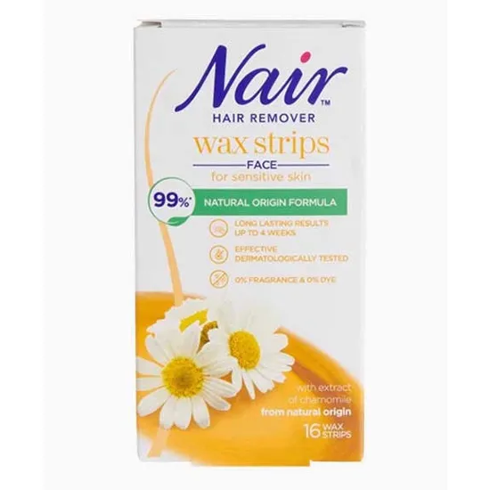 Nair Facial Wax Strips For Sensitive Skin
