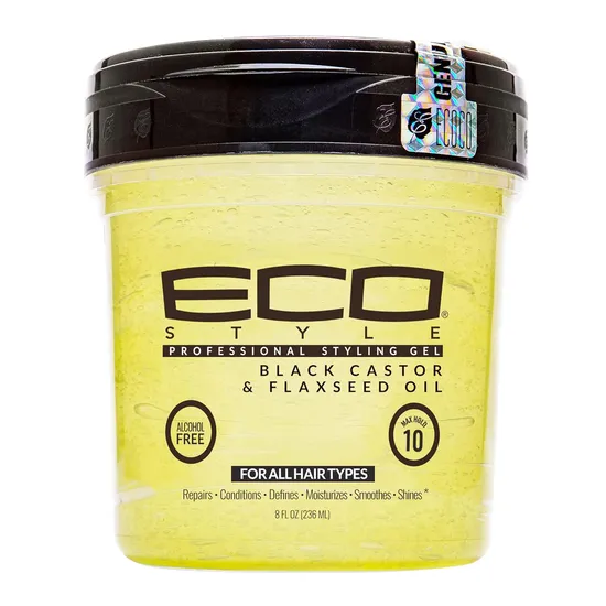 Ecoco Eco Style Black Castor & Flaxseed Oil Styling Gel