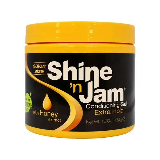 Ampro Shine 'N Jam Conditioning Gel Extra Hold 16Oz