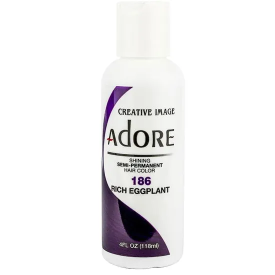 Adore Semi-Permanent Hair Colour Rich Eggplant
