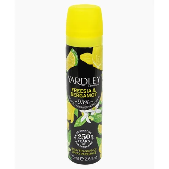 Yardley Freesia & Bergamot Body Spray