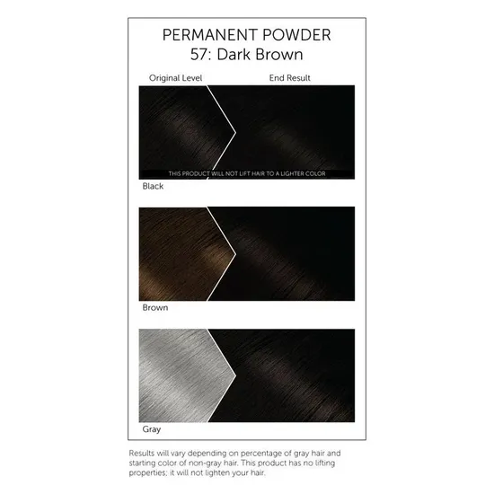 Bigen Permanent Powder Hair Colour 57 Dark Brown