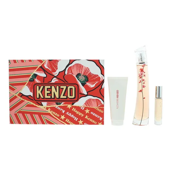 Flower By Kenzo Ikebana Sakura Eau De Parfum Gift Set