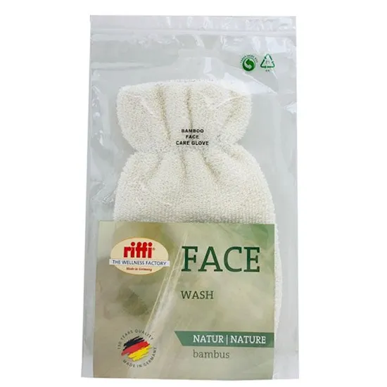 Denman Riffi Bamboo Face Wash Care Glove 414
