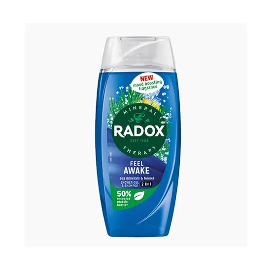 Radox Mineral Therapy Feel Awake 2 In 1 Shower Gel Shampoo