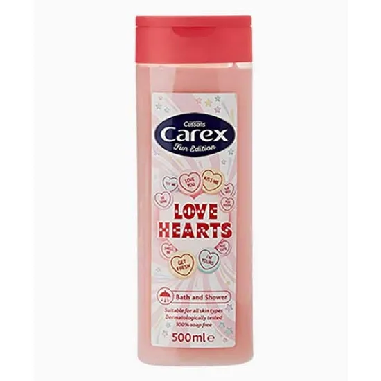 Carex Fun Edition Love Hearts Shower Gel