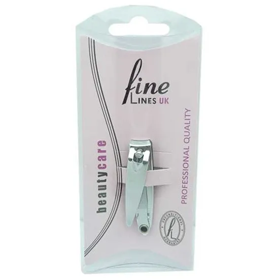 Fine Lines UK Nail Clipper Chrome With File