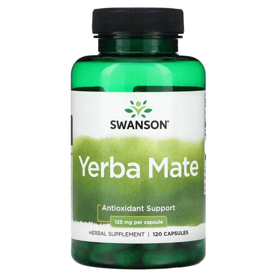 Swanson Yerba Mate 125mg Capsules