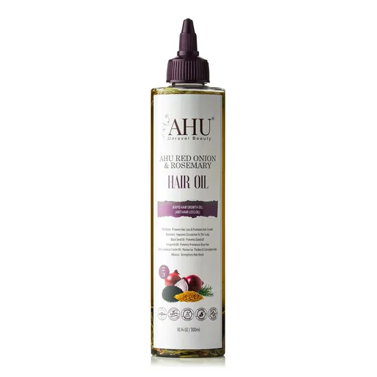 AHU Red Onion & Rosemary Hair Oil