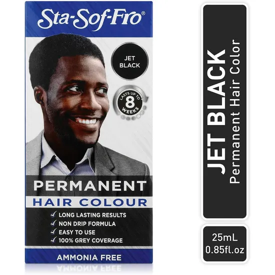 Sta-Sof-Fro Men Permanent Hair Colour Jet Black
