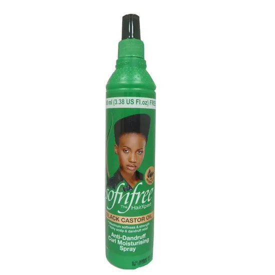 Sofn'Free Black Castor Oil Anti-Dandruff Curl Moisturising Spray