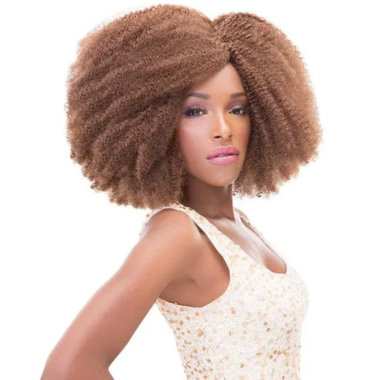 Janet Collection Synthetic 4C Mambo Crinkly Afro Kinky 24 / D.burg