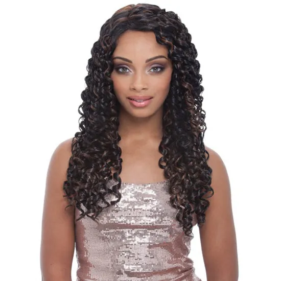 Janet Collection Super Flow Deep Part Lace Synthetic Monica Wig 2