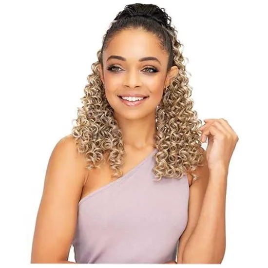 Janet Collection Noir Every Time Synthetic Citron DS Ponytail