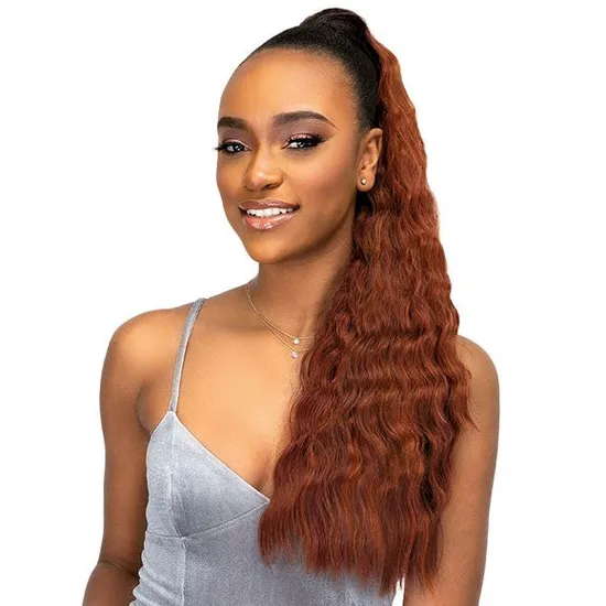 Janet Collection Noir Every Time Synthetic Banana Ds Ponytail 2