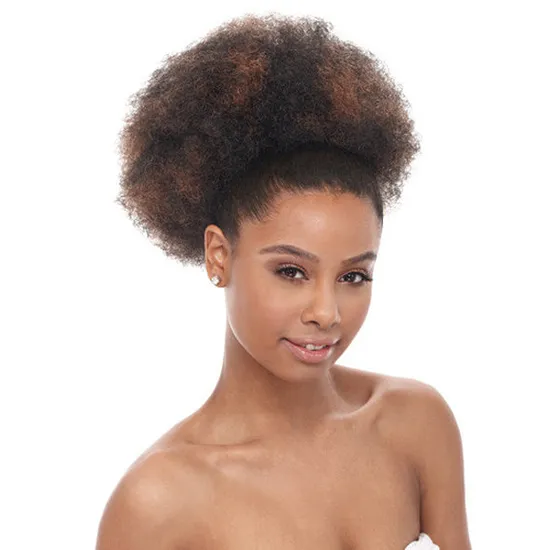 Janet Collection Noir Every Time Synthetic Afro Sexy String Pony