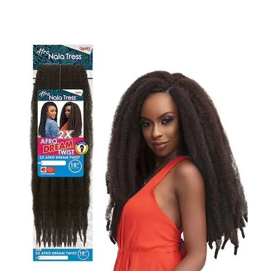 Janet Collection Nala Tress Afro Synthetic 2X Afro Dream Twist 18 Inches / Oet1b/30