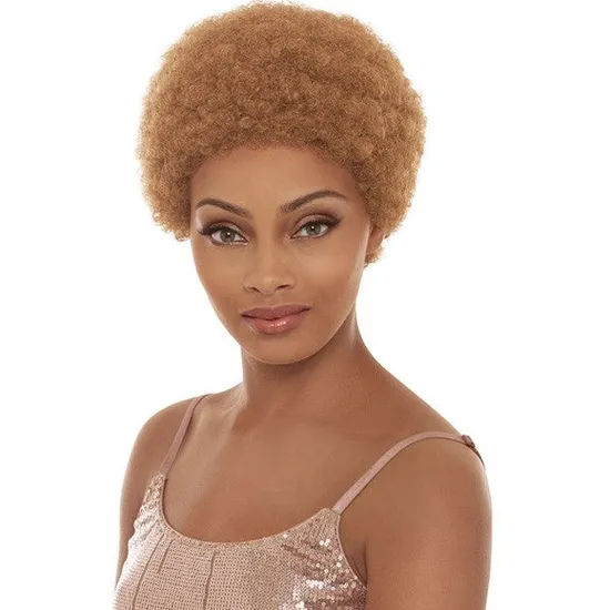 Janet Collection Janet Synthetic Afro Rosey Wig Red