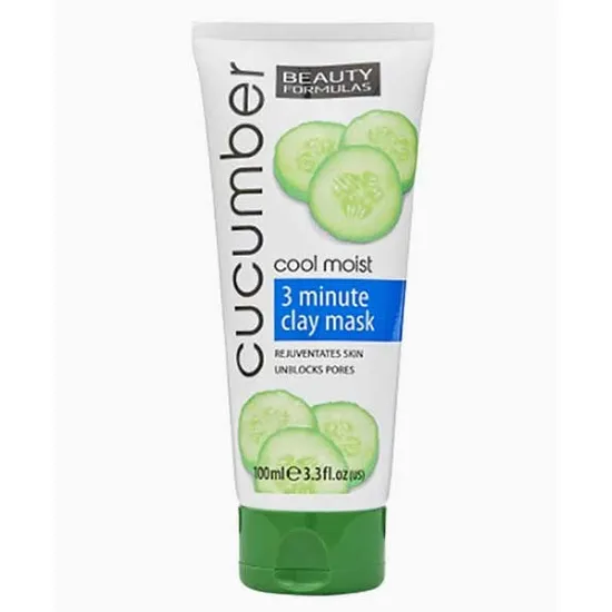 Beauty Formulas Cucumber Cool Moist 3 Min Clay Mask