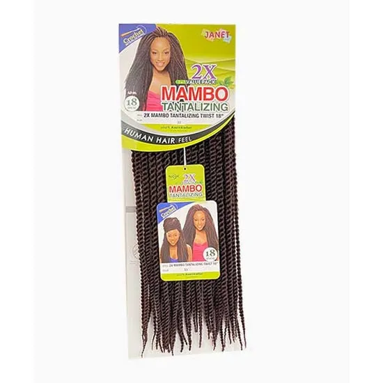 Janet Collection 2 X Mambo Synthetic Tantalising Twist Braid 14 / T1b/27