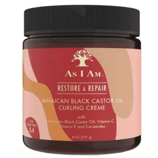 As I Am Restore & Repair Jamaican Black Castor Oil Curling Creme