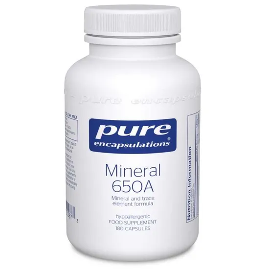 Pure Encapsulations Mineral 650a Capsules