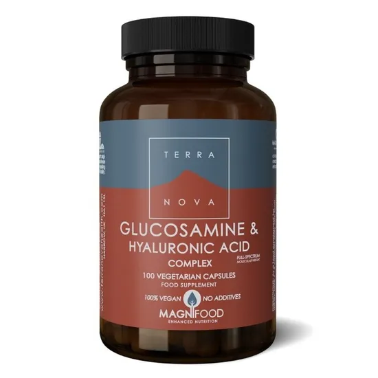 Terranova Glucosamine & Hyaluronic Acid Complex 100 Vegicaps