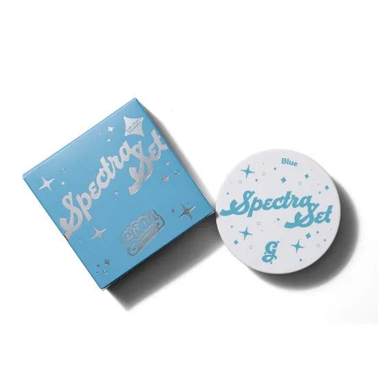 Glisten Cosmetics Blue Spectra Set Colourful Pressed Powder