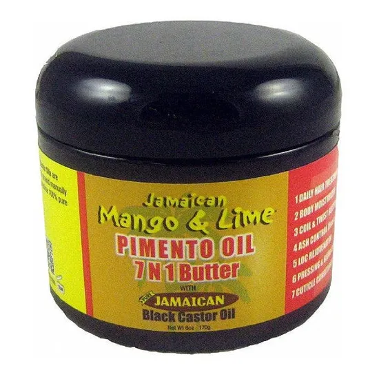 Jamaican Mango and Lime Black Castor Pimento Oil 7 In 1 Butter