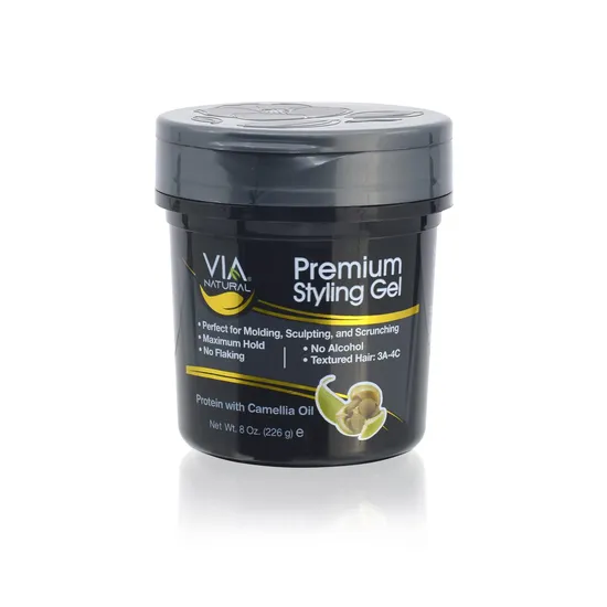 Via Natural Premium Styling Gel With Protein & Camellia Oil