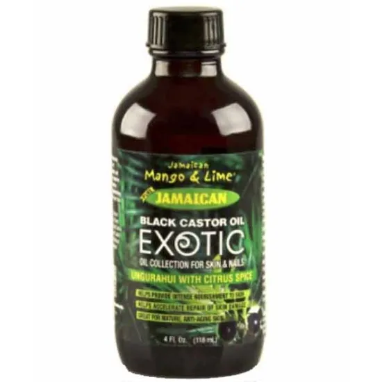 Jamaican Mango and Lime Jamaican Black Castor Oil Exotic Ungurahui With Citrus