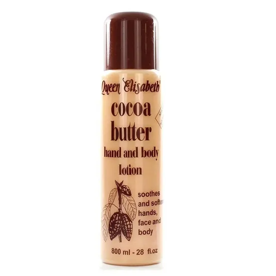 Queen Elisabeth Cocoa Butter Hand & Body Lotion 800Ml