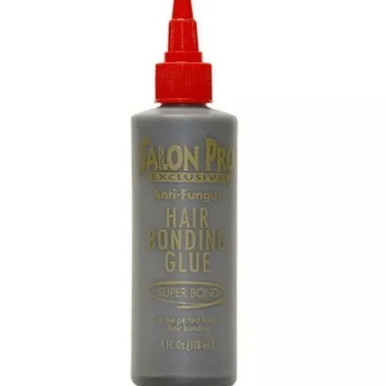 Salon Pro Exclusive Anti-Fungus Hair Bonding Glue Black 4Oz