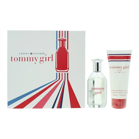 Tommy Hilfiger Tommy Girl Eau De Toilette 50ml + Body Lotion 100ml Gift Set