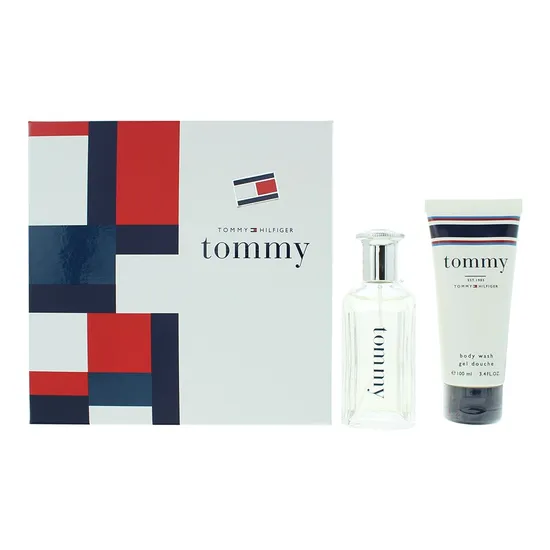 Tommy Hilfiger Tommy Eau De Toilette 50ml + Body Wash 100ml Gift Set For Men
