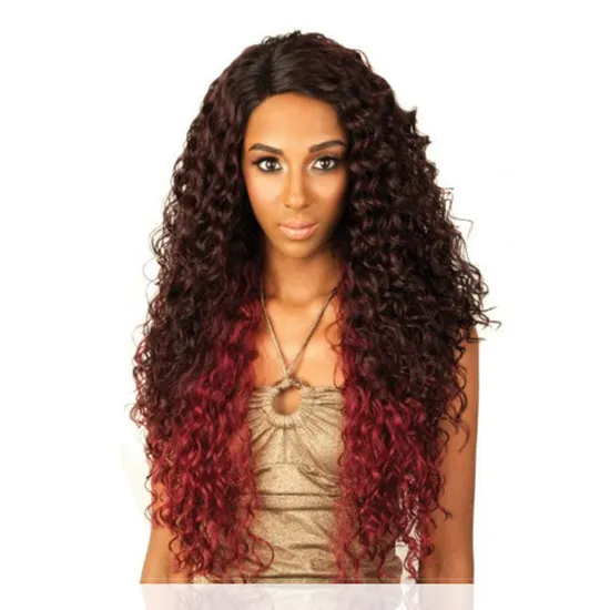 Mane Concept Hair Red Carpet Premiere Synthetic Super Jacky Lace Front Wig Sr 99J/Bug