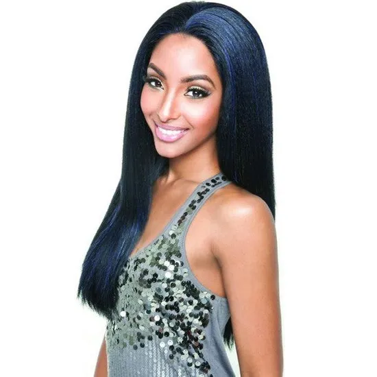 Mane Concept Hair Red Carpet Premiere Soft Swiss Lace Wig Synthetic Rcp4404 Bianca Blueblack