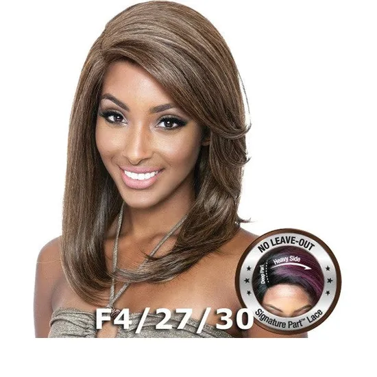 Mane Concept Hair Brown Sugar Signature Part Human Hair Bss202 Elle Lace Front Wig 2