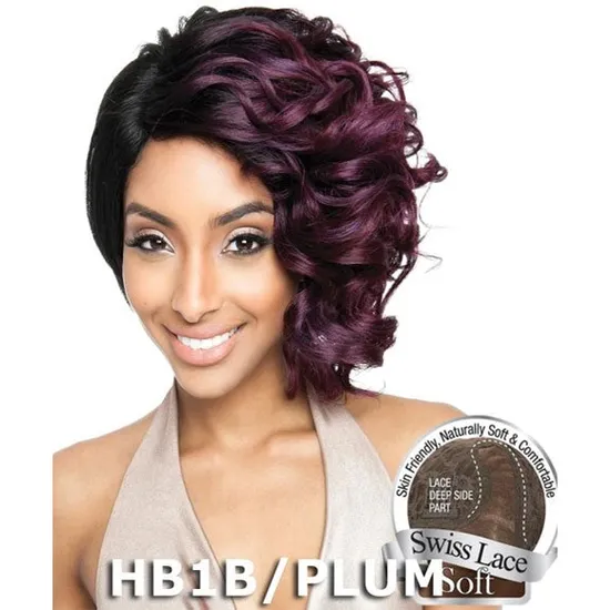 Mane Concept Hair Brown Sugar Soft Swiss Lace Front Human Hair BS 218 Stylemix Wig