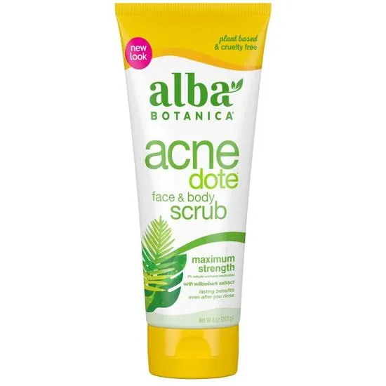 Alba Botanica Acne Face & Body Scrub