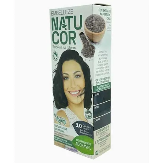 Embelleze Natucor Vegan Ammonia Free Permanent Colour