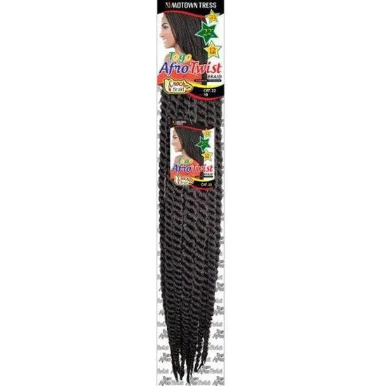 Motown Tress Synthetic Cat 22 Togo Afro Twist Braid 22 / 613