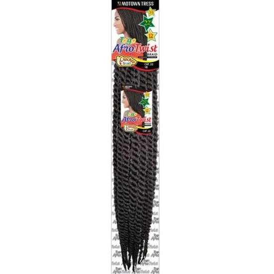 Motown Tress Synthetic Cat 22 Togo Afro Twist Braid 22 / 2