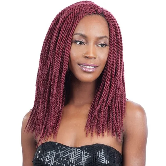 Model Model Glance Synthetic Senegalese Twist Large Braid 4