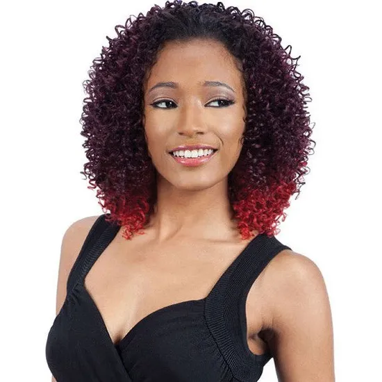 Model Model Drawstring Full Cap Synthetic Bohemian Mule Wig