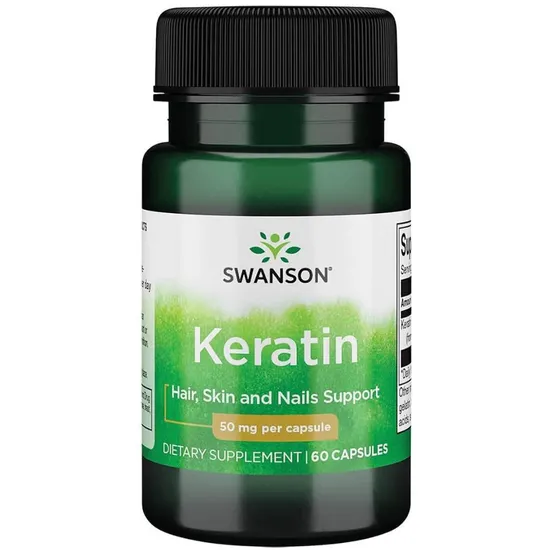 Swanson Keratin 50mg Capsules