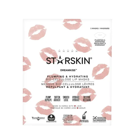 STARSKIN Dreamkiss Plumping & Hydrating Bio-Cellulose Lip Mask